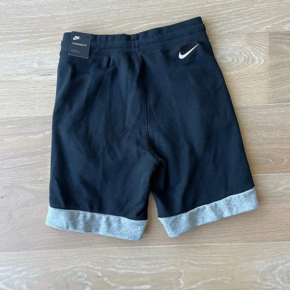 Nike Boys' Air Shorts Black Gray XL NWT